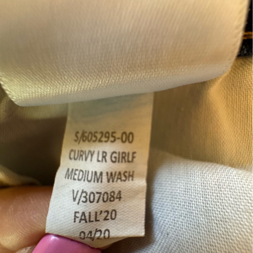 Banana Republic Curvy Girlfriend Mid-Rise Blue Women's Jeans 5-Pocket Sz: 28/6 - Picture 6 of 11